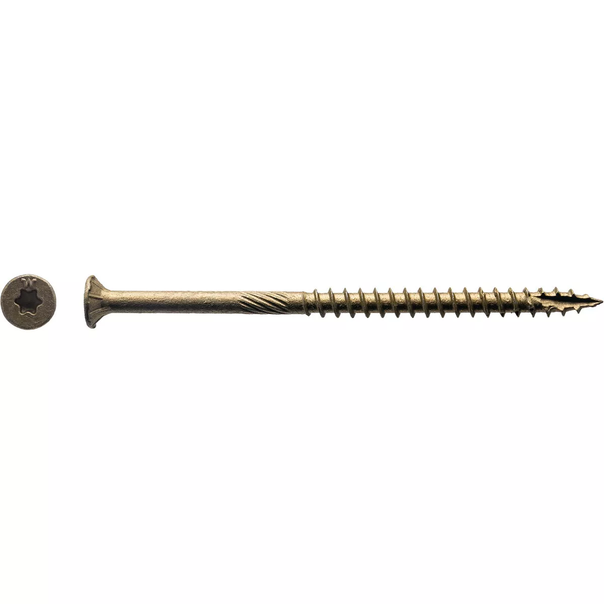 Big Timber #10 x 3-1/2 In. Bronze Flat Head Wood Screw (1000 Ct.)