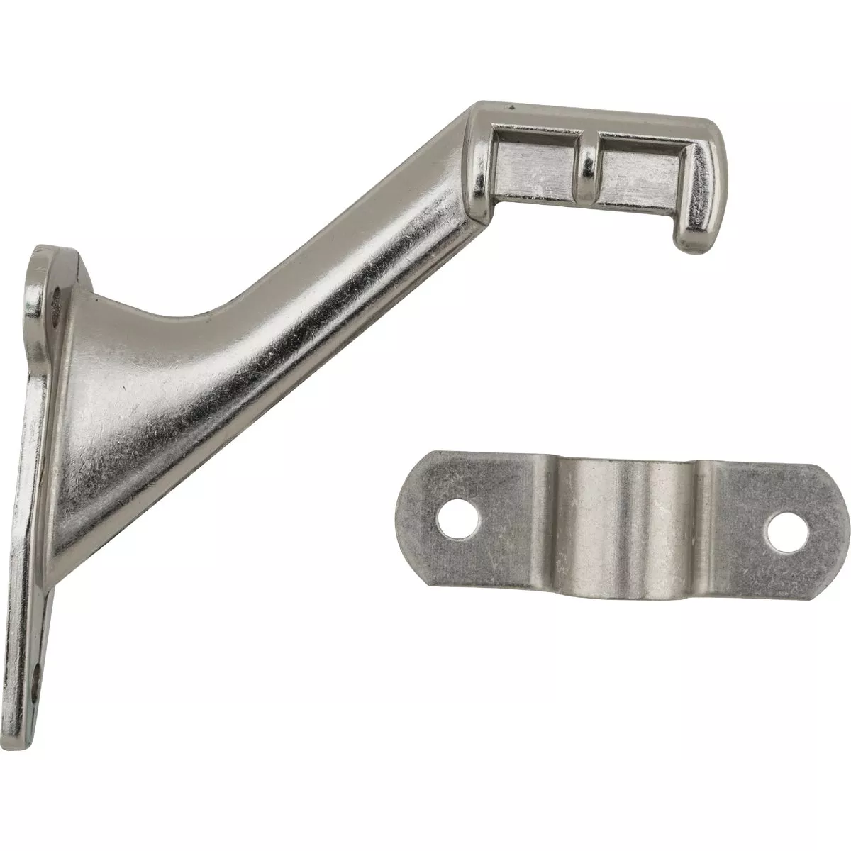 National Hardware Satin Nickel Aluminum Handrail Bracket - photo 2