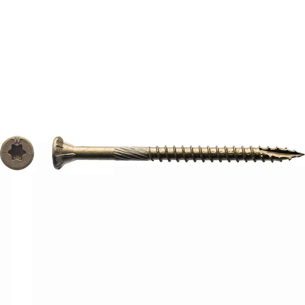 Big Timber #9 x 2-1/2 In. Bronze Flat Head Wood Screw ( 2500 Ct.)