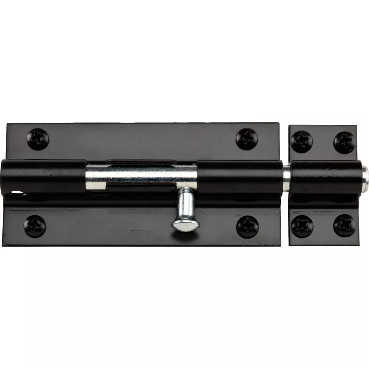 National Hardware 8 In. Black Extra Heavy-Duty Door Barrel Bolt | True ...