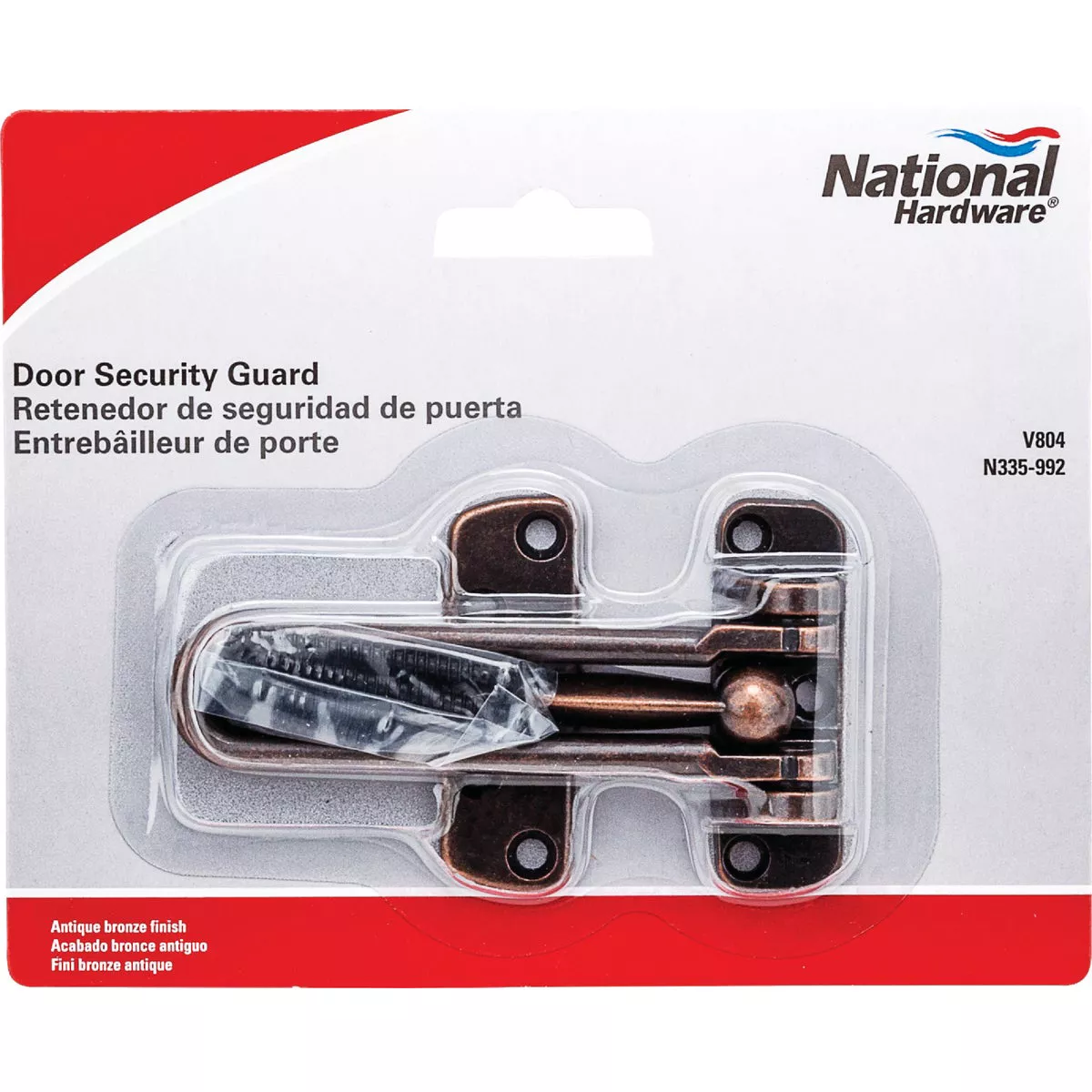 National V804 Antique Bronze Door Security Guard - photo 2