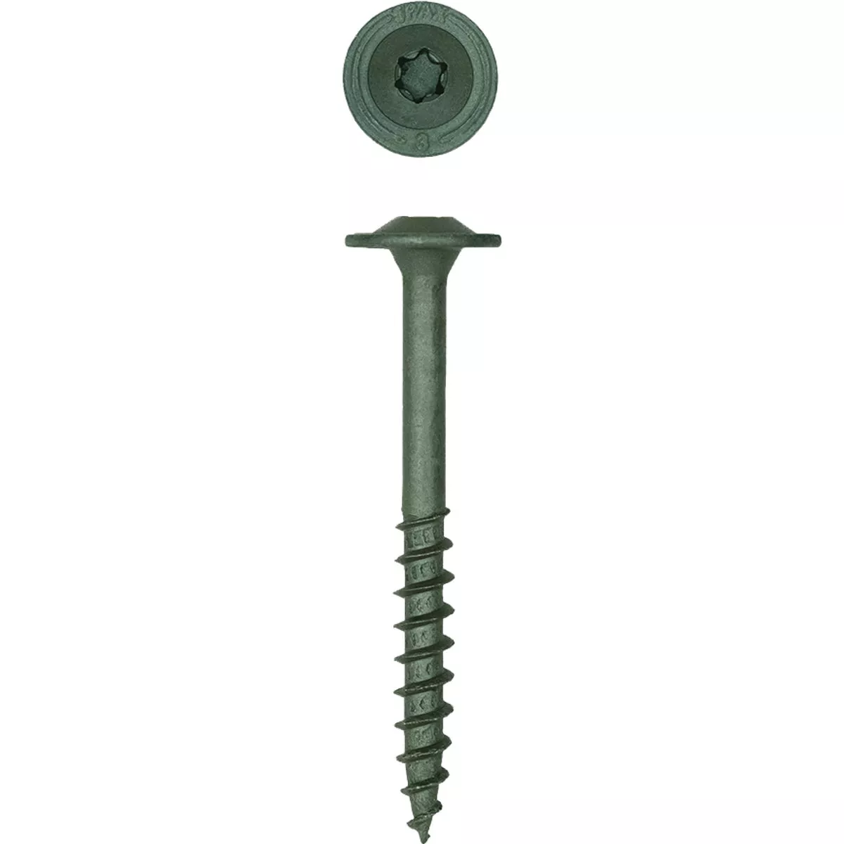 Spax PowerLags 5/16 In. x 3 In. Washer Head Exterior Structure Screw (250 Ct.) - photo 2