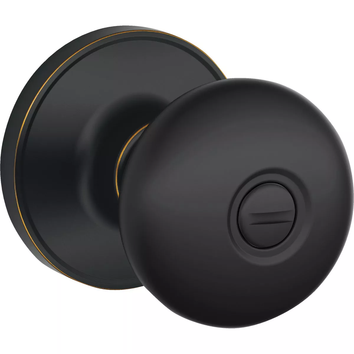 Dexter Stratus Aged Bronze Privacy Door Knob