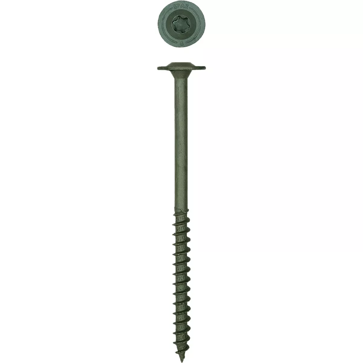 Spax PowerLags 3/8 In. x 6 In. Washer Head Exterior Structure Screw (150 Ct.) - photo 2