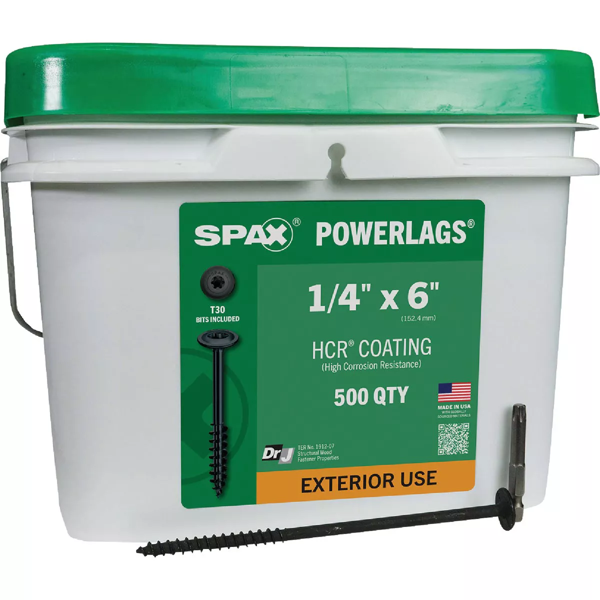 SPAX Powerlag 1/4 In. x 6 In. T30 Washer Head HCR (Exterior Rated) Lag Screw (500 Ct.) - photo 7
