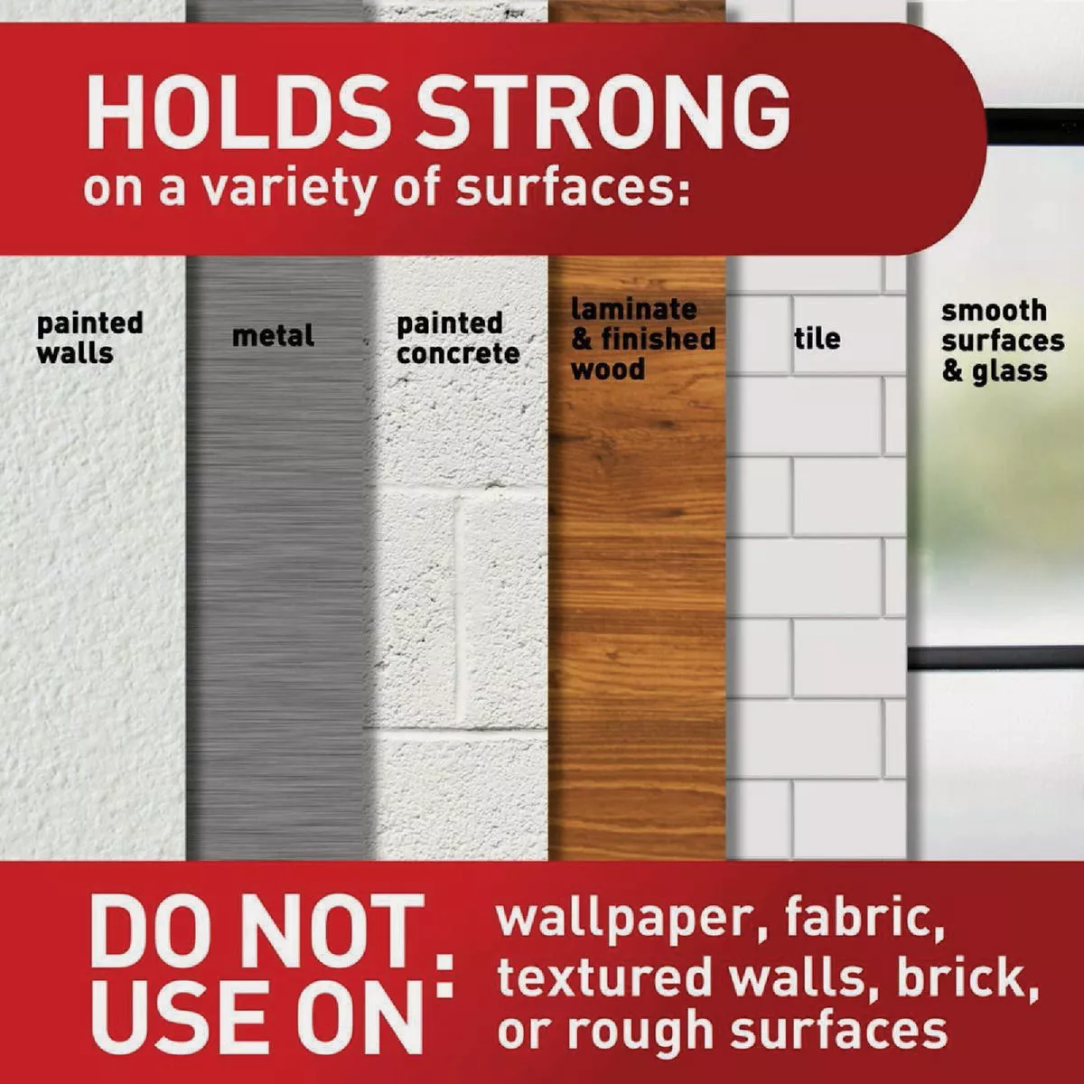 Command Medium Adhesive Strips, Clear, 12 Strips - photo 5