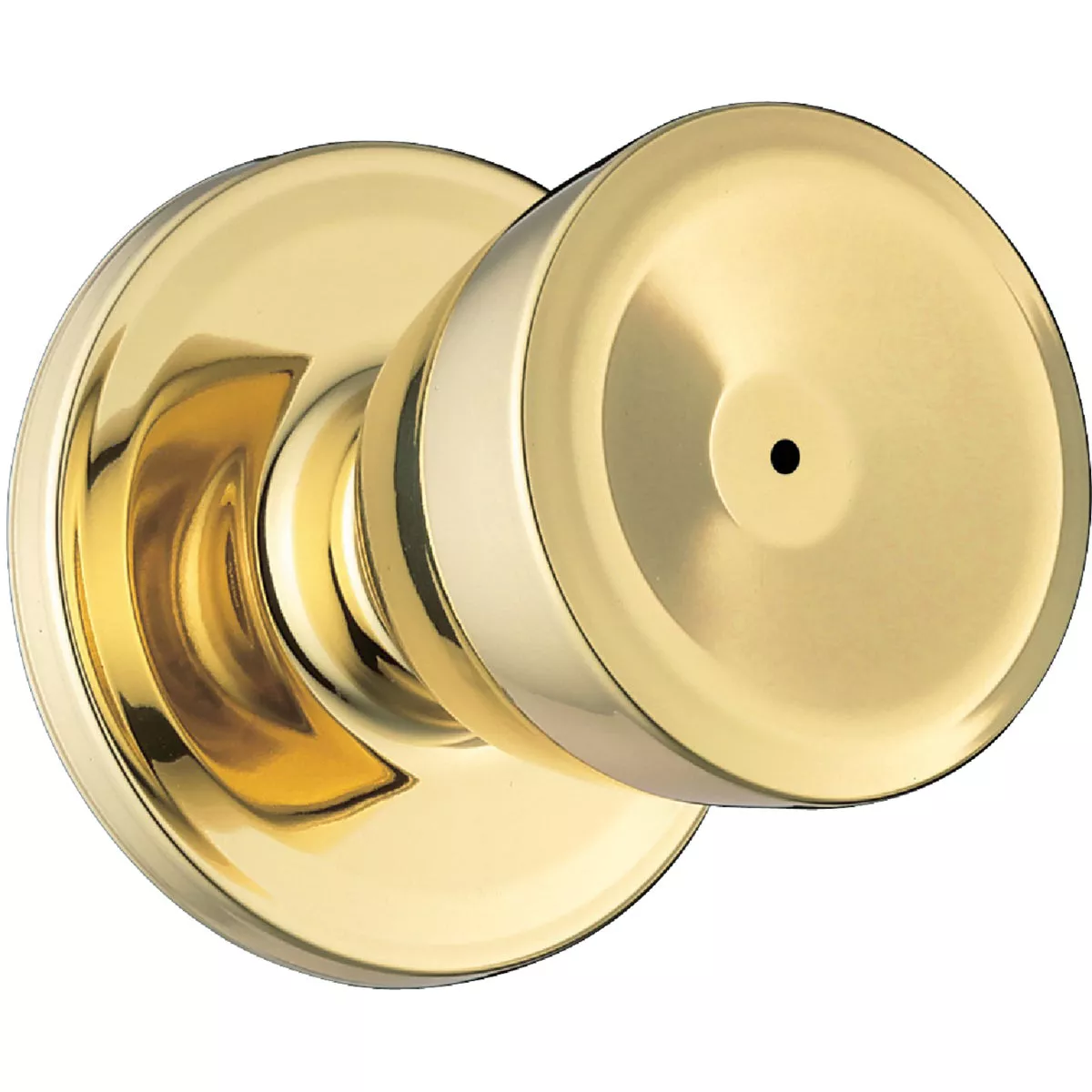 Weiser Beverly Bright Brass Bed & Bath Door Knob
