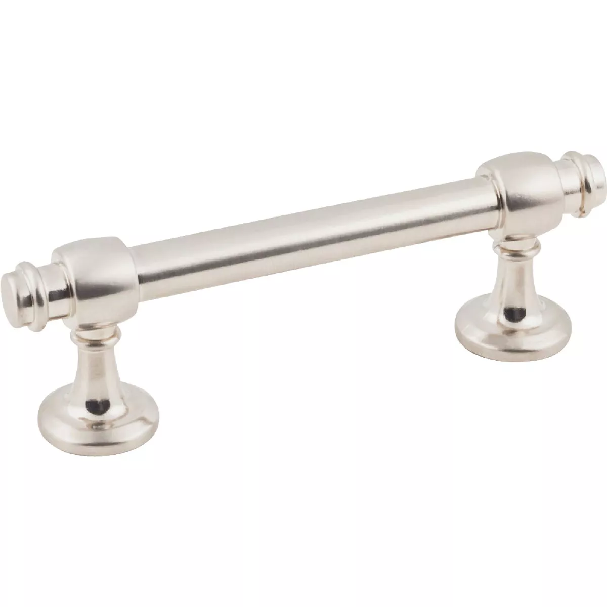 KasaWare 4" Overall Length Beveled Edge Satin Nickel Bar Pull (2-Pack)