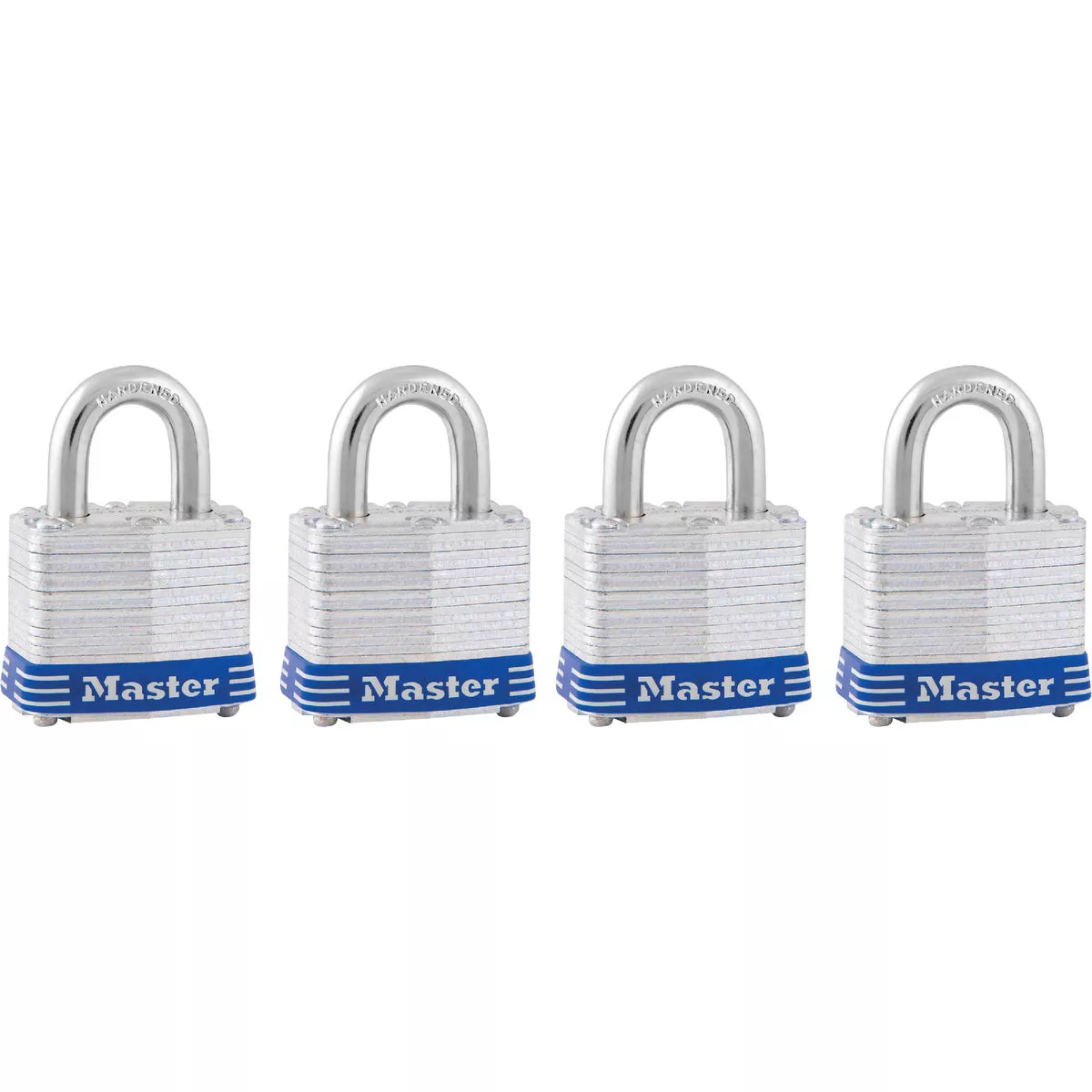 Master Lock 1-9/16 In. Wide 4-Pin Tumbler Keyed Padlock (4-Pack)