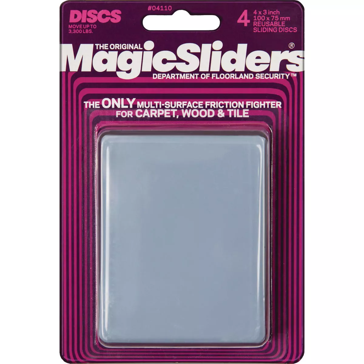 Magic Sliders 4 In. x 3 In. Sliding Disc (4-Pack) | Do it Best