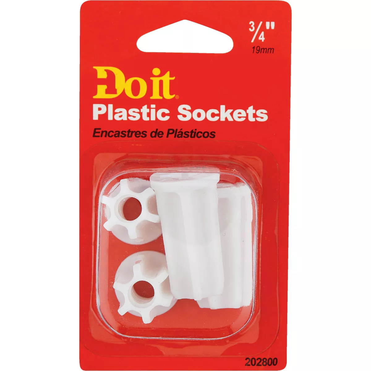 Do it 3/4 In. Plastic Caster Socket Insert (4-Pack) - photo 2