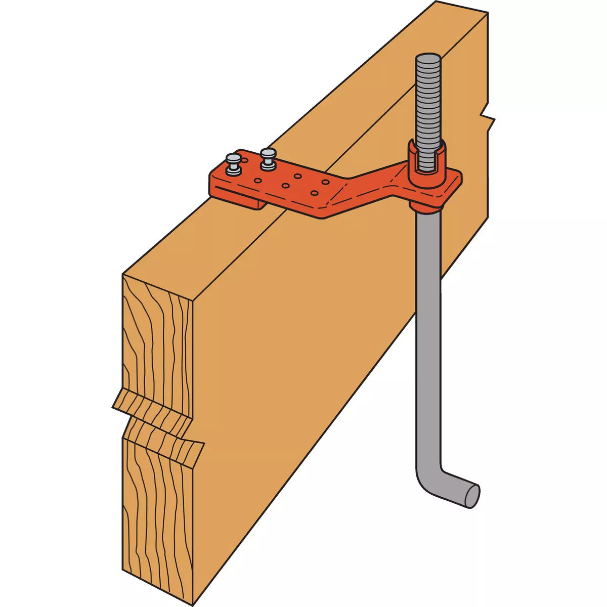 Simpson Strong-Tie AnchorMate 3/4 In. Dia. Red Anchor Bolt Holder (100 Ct.) - photo 2