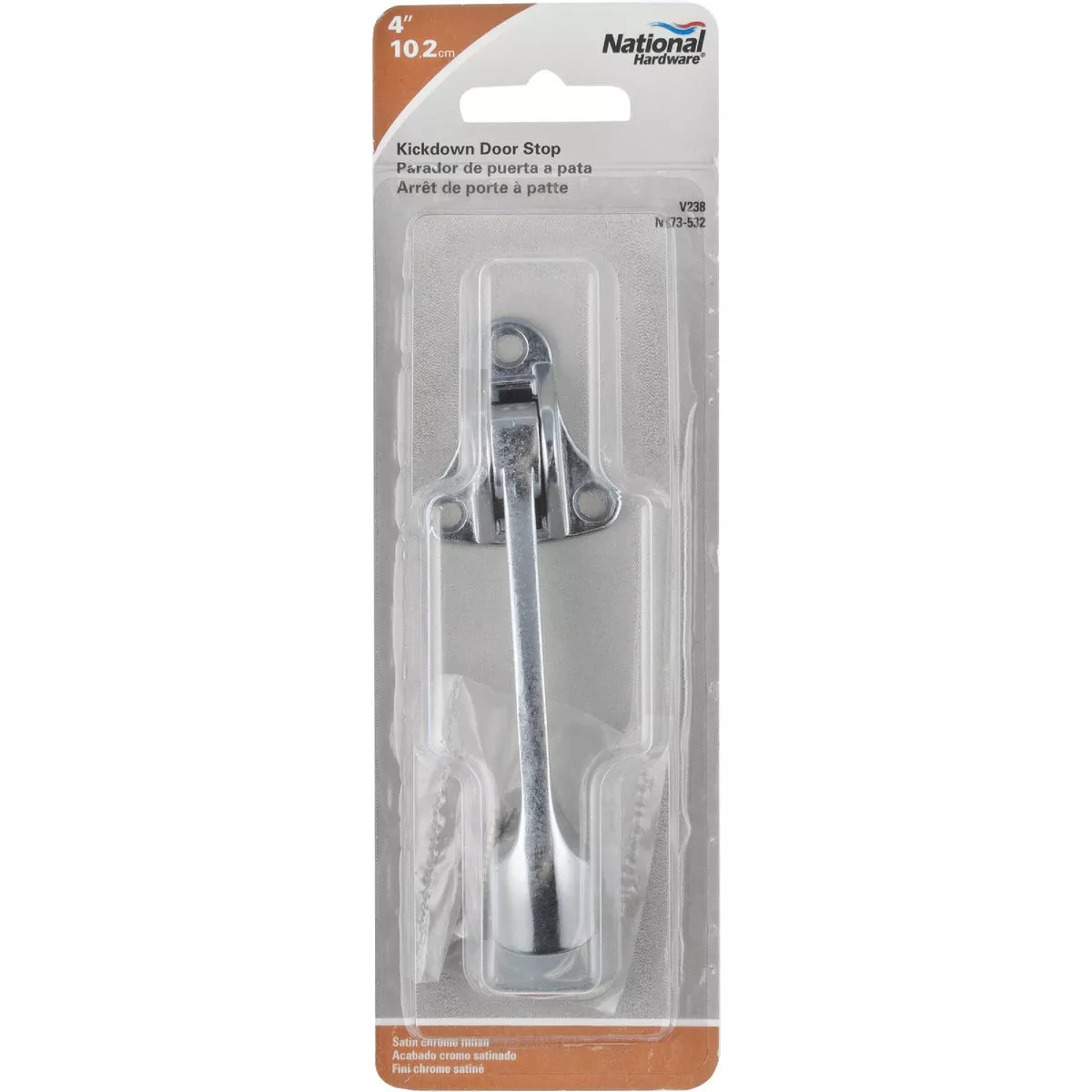 National V2384 In. Satin Chrome Kickdown Door Holder - photo 2