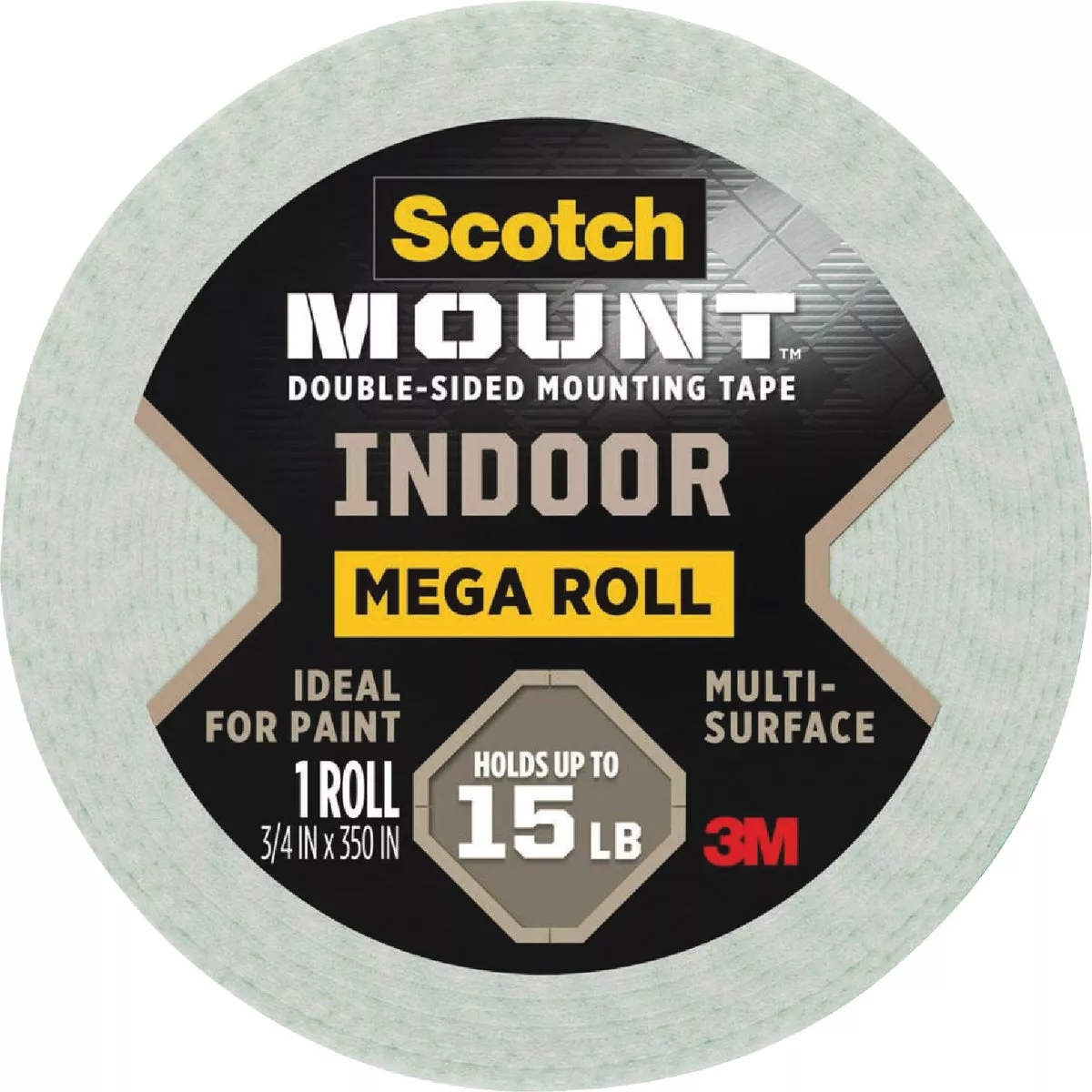 Scotch Mount 3/4 In. x 350 In. Indoor Double-Sided Mounting Tape Mega Roll - photo 2