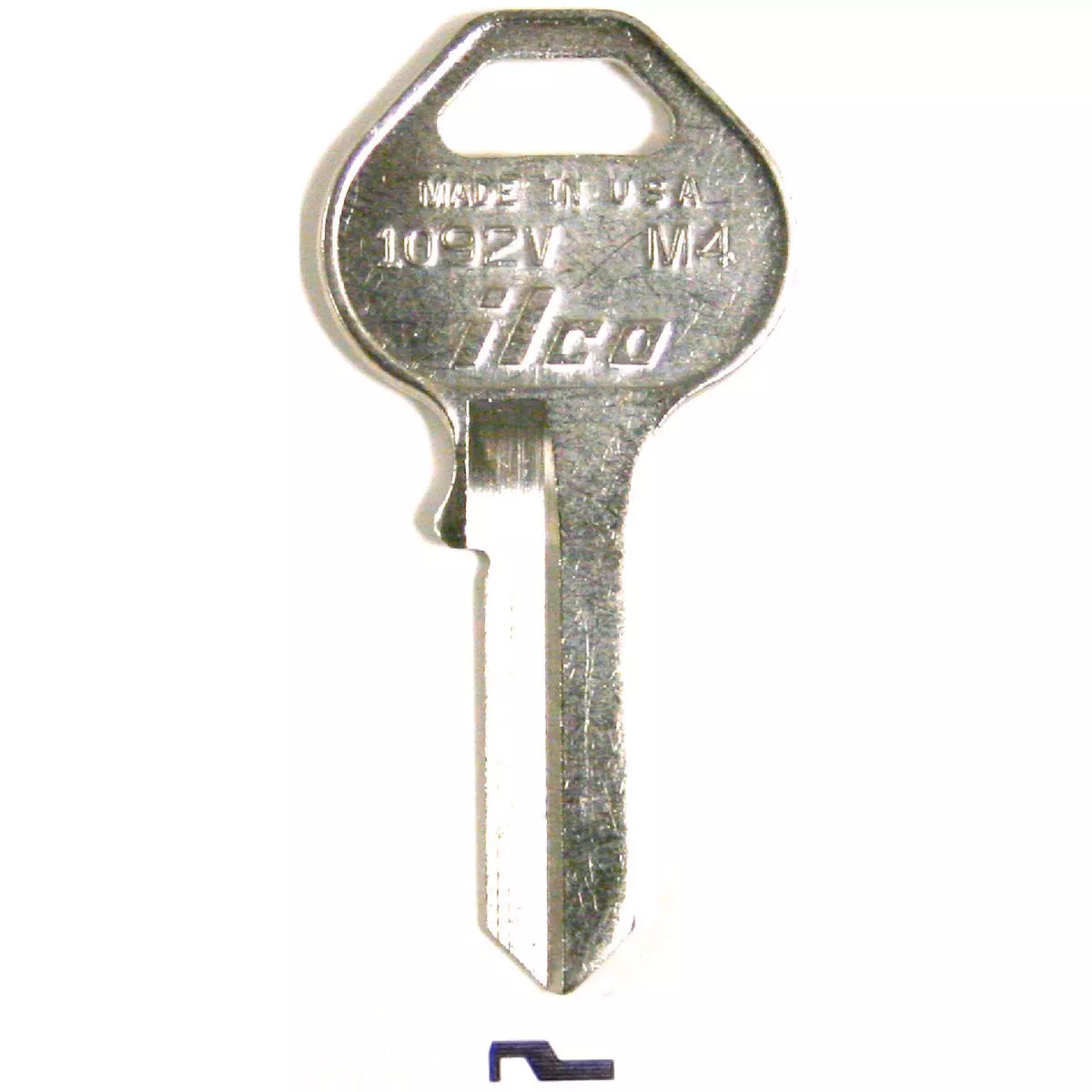 ILCO Master Nickel Plated Padlock Key M4 / 1092V (10-Pack) | Do it Best
