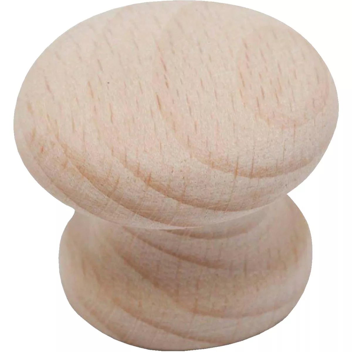 Do it Wood Hardwood Round 1 In. Cabinet Knob, (2-Pack)