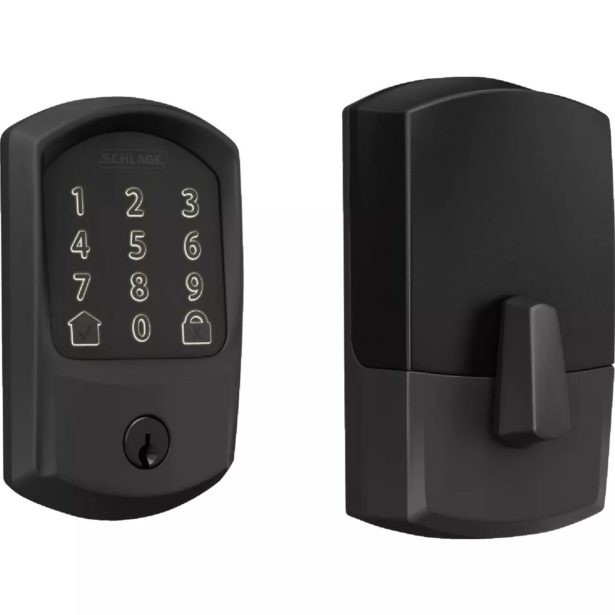 Schlage Encode Greenwich Matte Black Smart WiFi Deadbolt