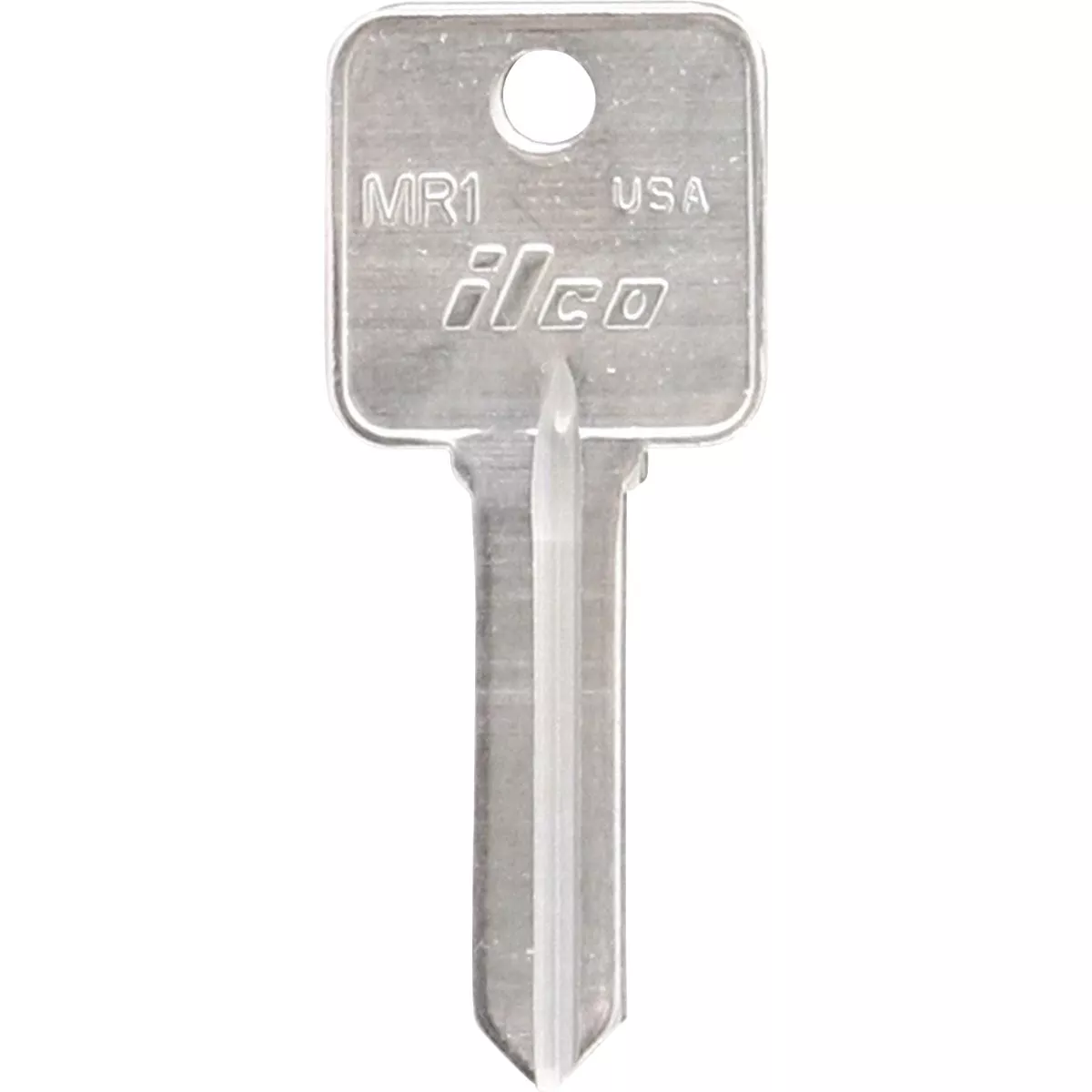 ILCO Metal-Rousseau Nickel Plated Automotive Key, MR1 M-R (10-Pack)