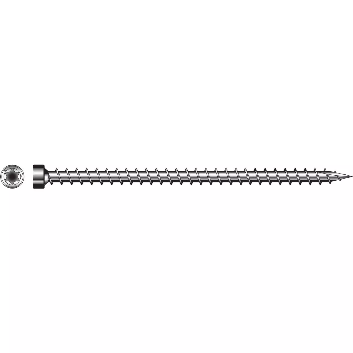 Simpson Strong-Tie Strong-Drive SDWC 0.155 In. x 4-1/2 In. T30 Structural Screw, Black (500-Count) - photo 2
