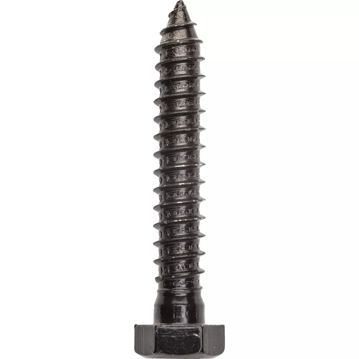 National Hardware 1/2 In. x 3 In. Hex Head Black Lag Bolt (4-Count)