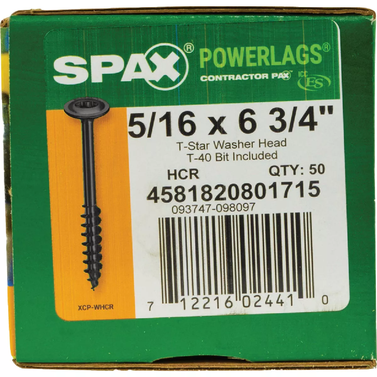 SPAX Powerlag 5/16 In. x 6-3/4 In. T40 Washer Head HCR (Exterior Rated) Lag Screw (50 Ct.) - photo 6