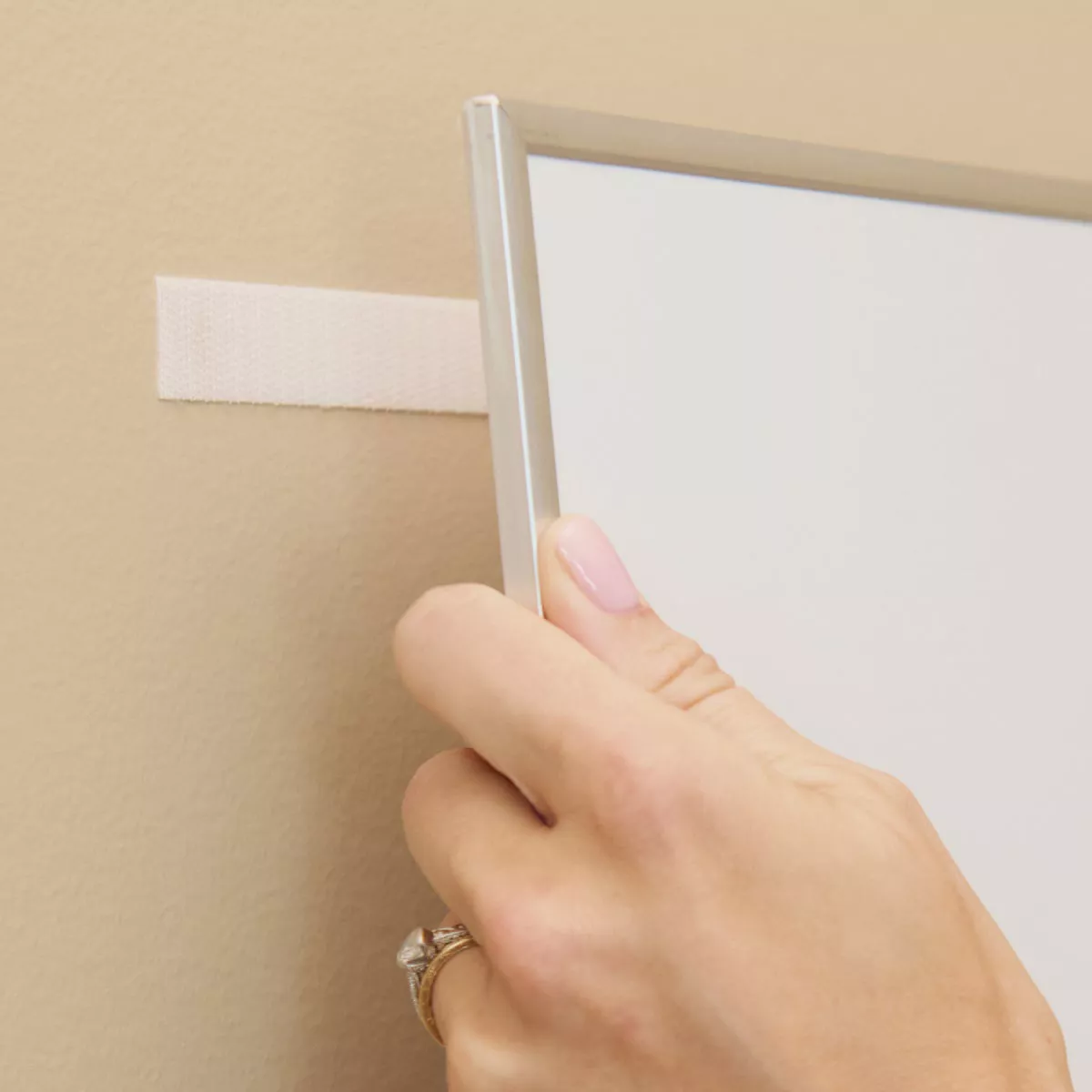 Wrap-It Storage Stick 'Em 3/4 In. x 3-1/2 In. White Hook & Loop Strip (8 Ct.) - photo 3