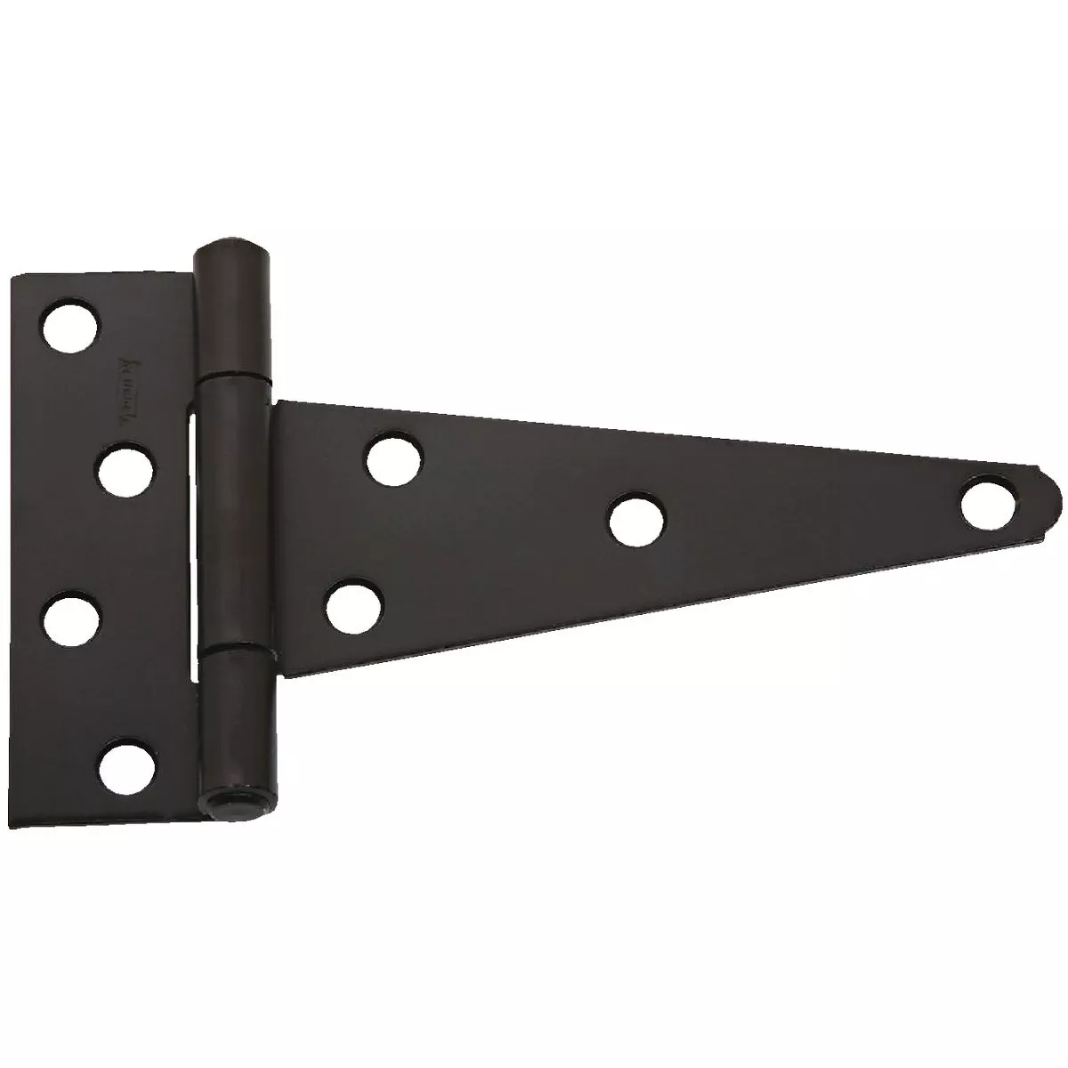 National Hardware 6 In. Black Heavy-Duty Tee Hinge (2-Pack)