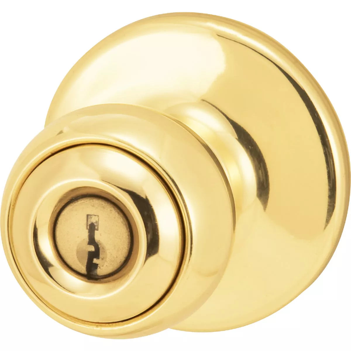 Kwikset Polo Polished Brass Entry Door Knob - photo 4