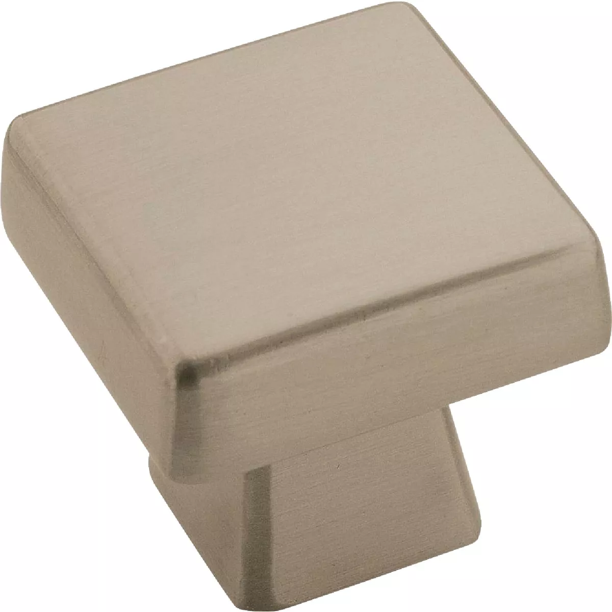 Amerock Blackrock 1.1875 In. Square Satin Nickel Knob