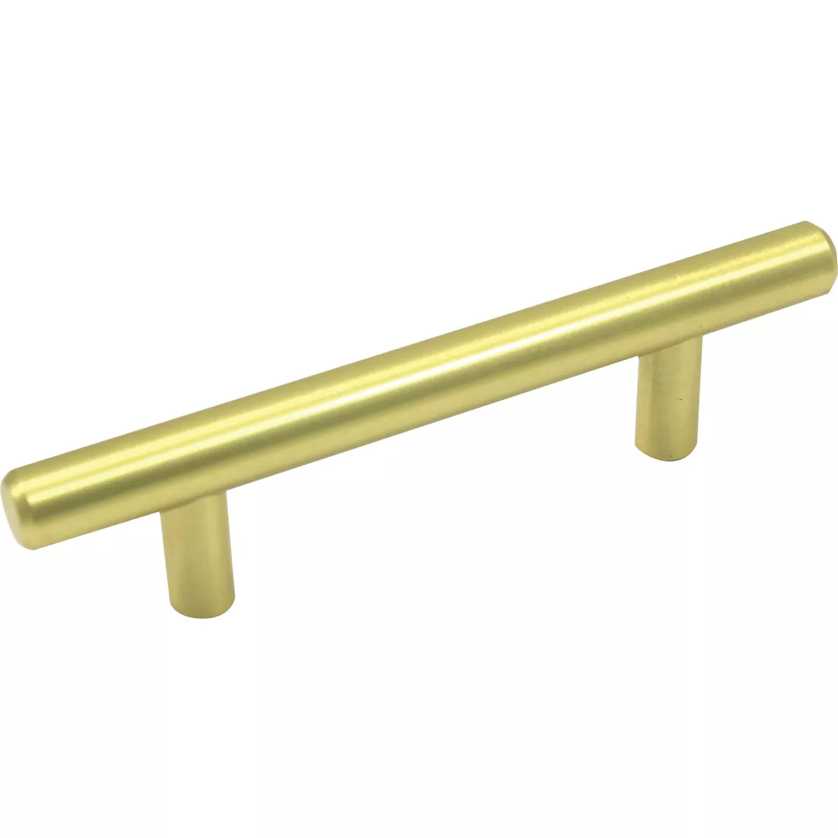 Laurey Melrose 3-3/4 In. Center-To-Center Satin Brass T-Bar Cabinet Drawer Pull