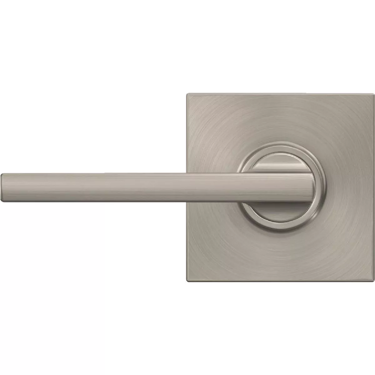 Schlage F Series Latitude Lever Satin Nickel Hall & Closet Lock with Collins Trim