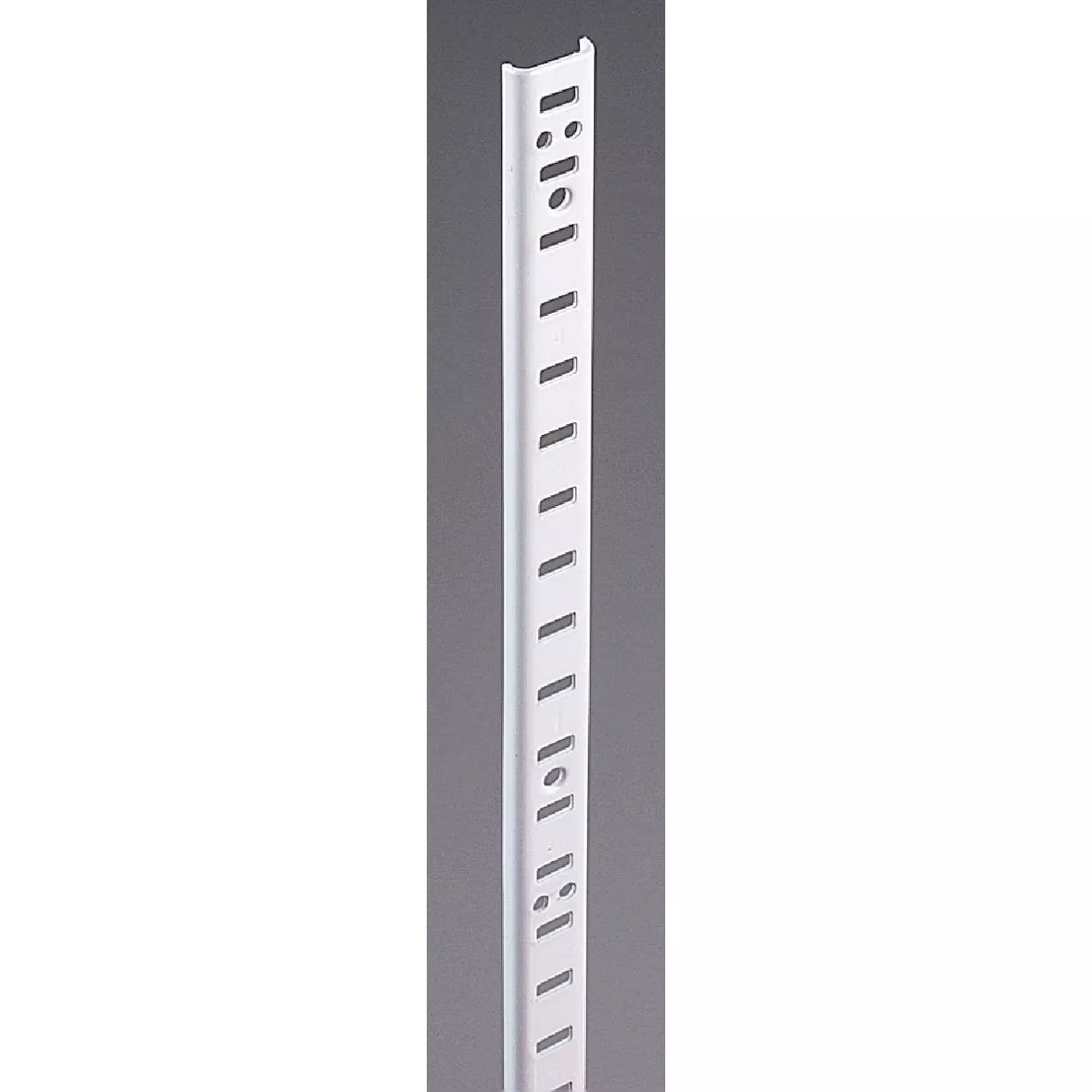 Knape & Vogt 255 Series 36 In. Zinc-Plated Steel Mortise-Mount Pilaster Shelf Standard