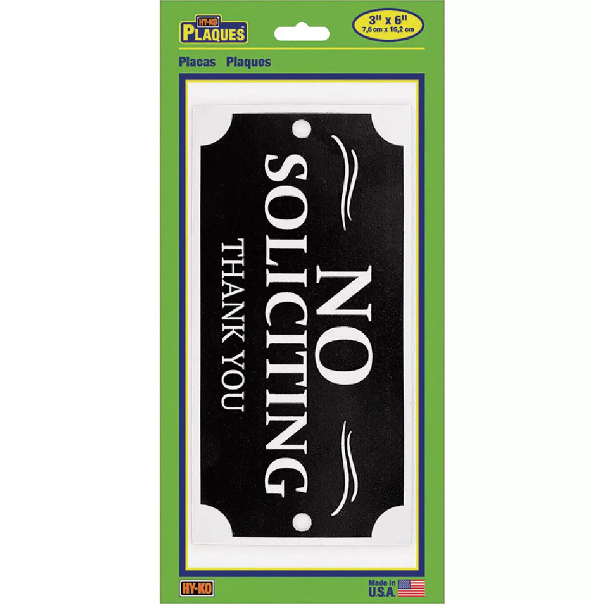Hy-Ko No Soliciting House Plaque - photo 2