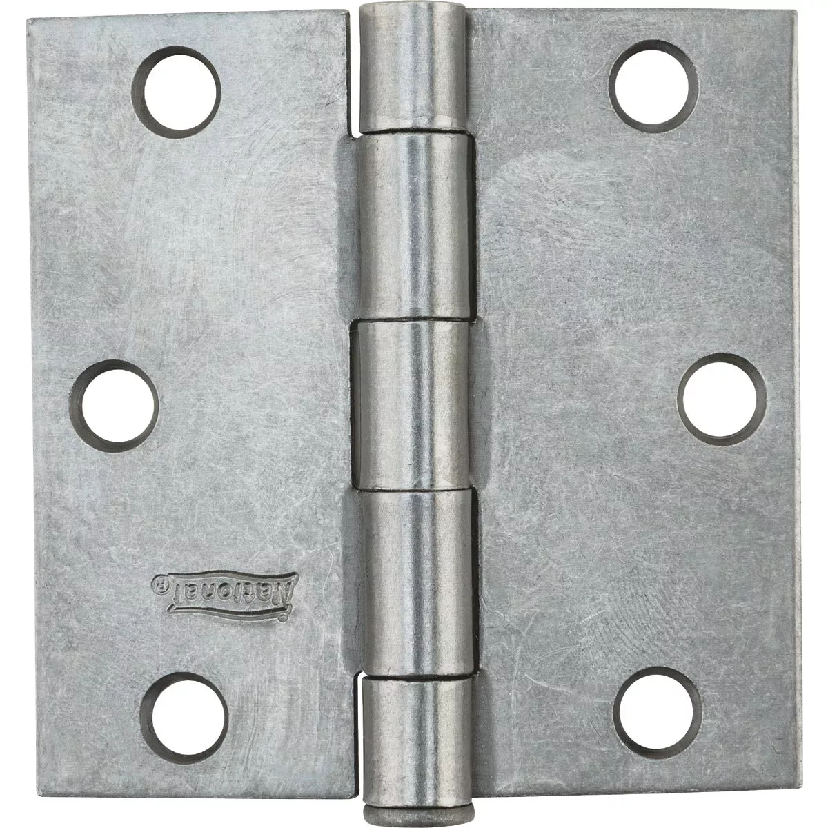 National 3 In. Square Plain Steel Broad Door Hinge