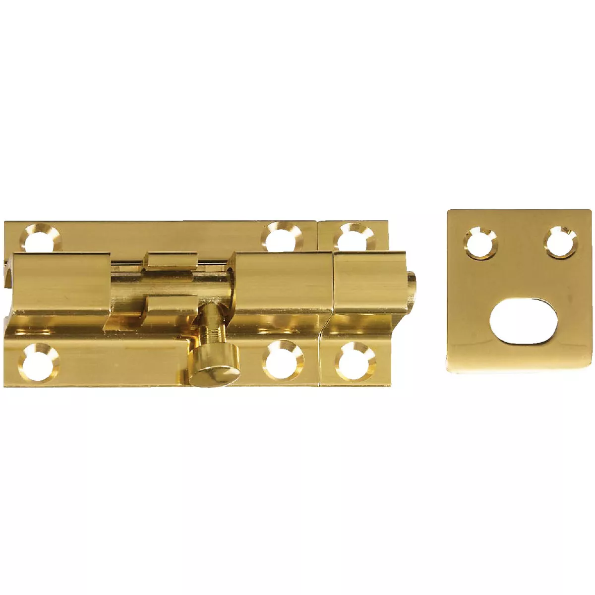 National V1925 Solid Brass Door Barrel Bolt (1 Count)