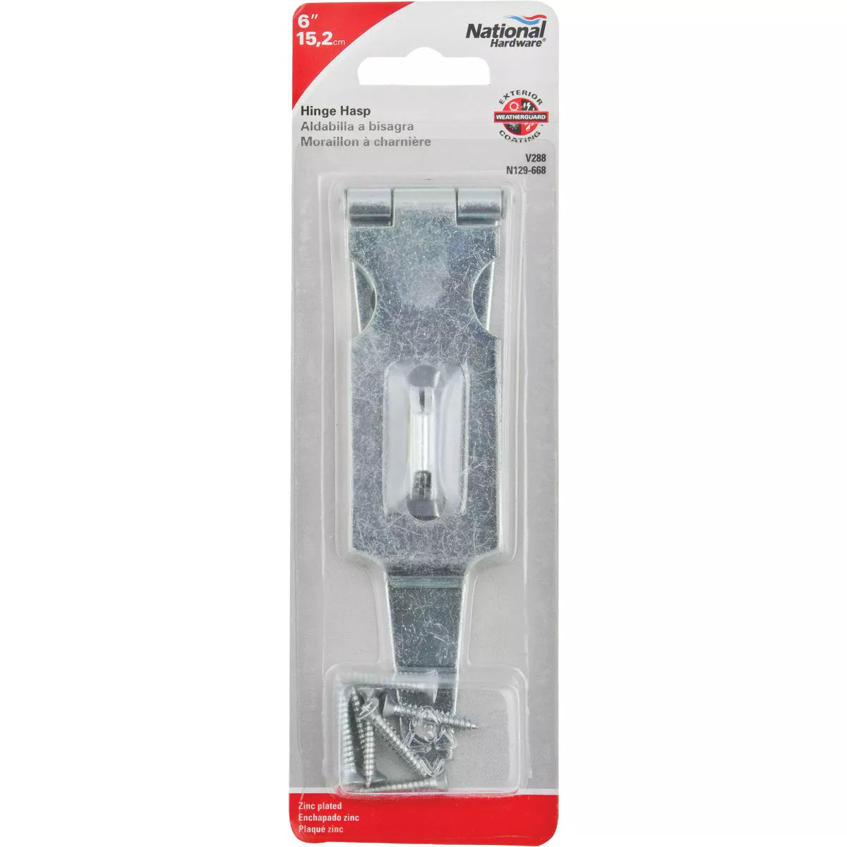 National Hardware 6 In. Steel Hinge Hasps - photo 2