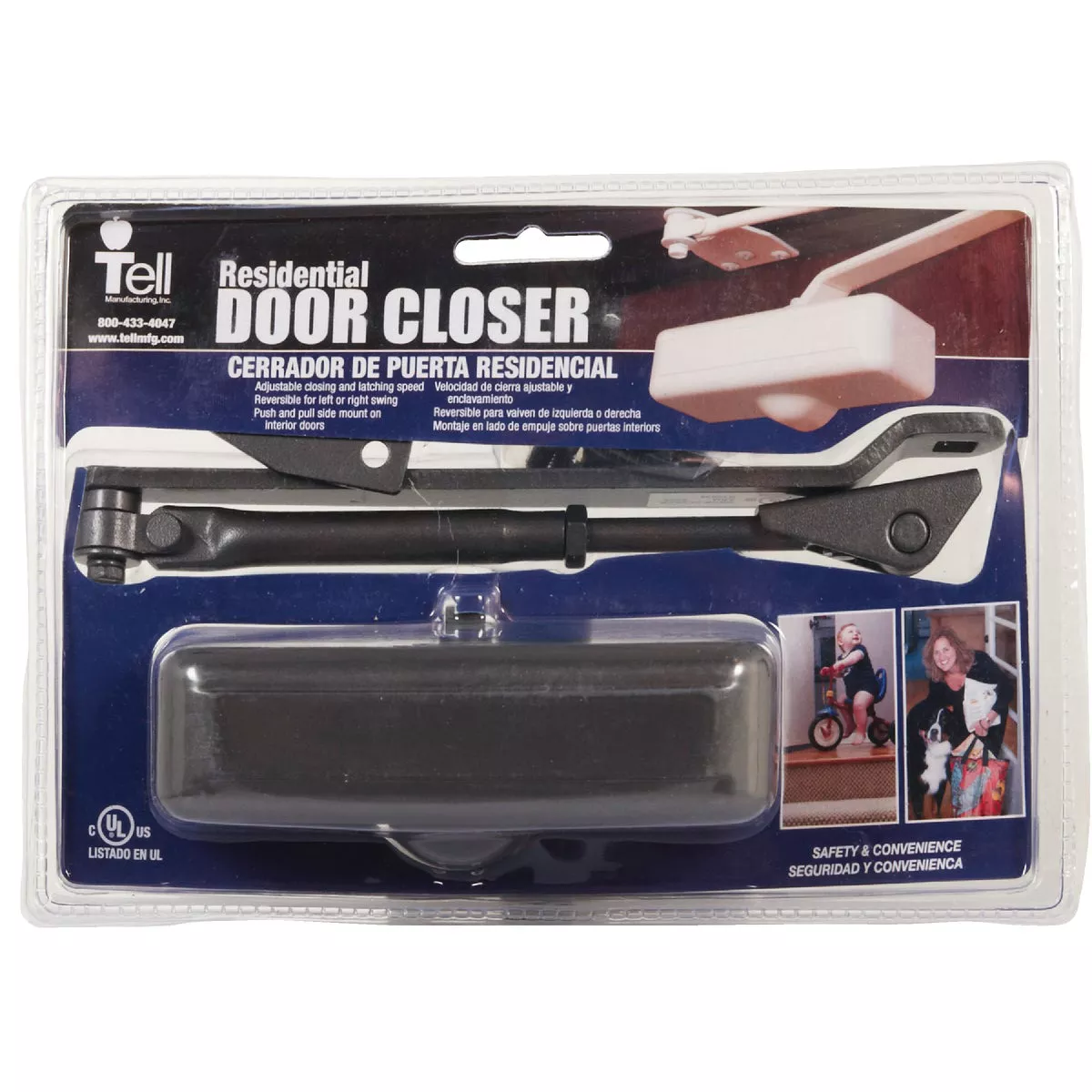Tell Brown Grade 3 Residential Door Closer - photo 2