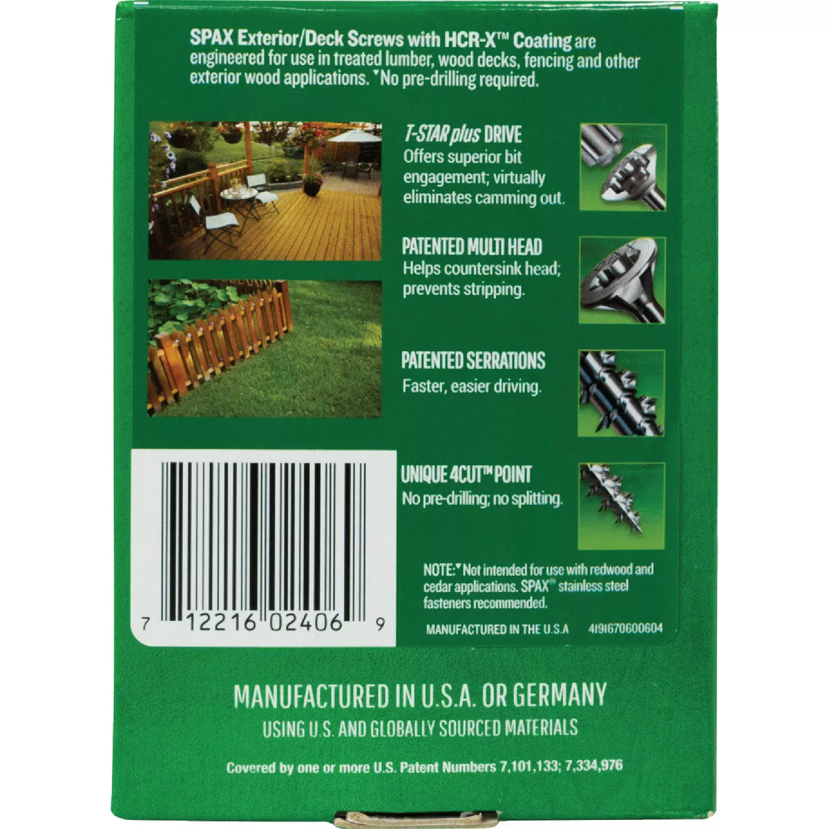 SPAX #14 x 2-1/2 In. T30 Plus Flat Head HCR-X (Exterior Rated) Deck Screw (55 Ct.) - photo 5