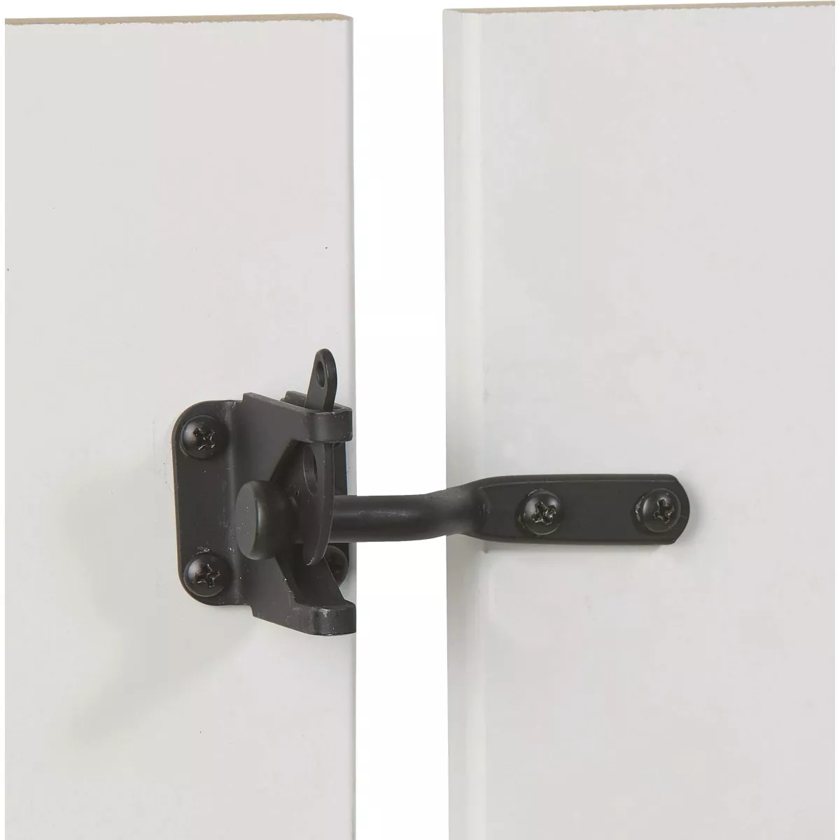 National Hardware Black Self-Locking Gate Latch - photo 2