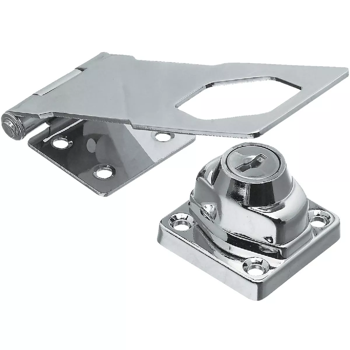 National Hardware 4-1/2 In. Keyed Alike Hasp Lock