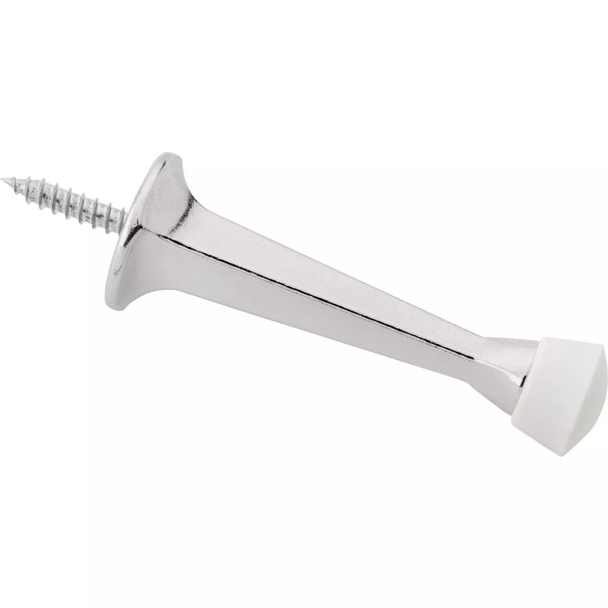 National Hardware 3 In. Chrome Rigid Square Door Stop