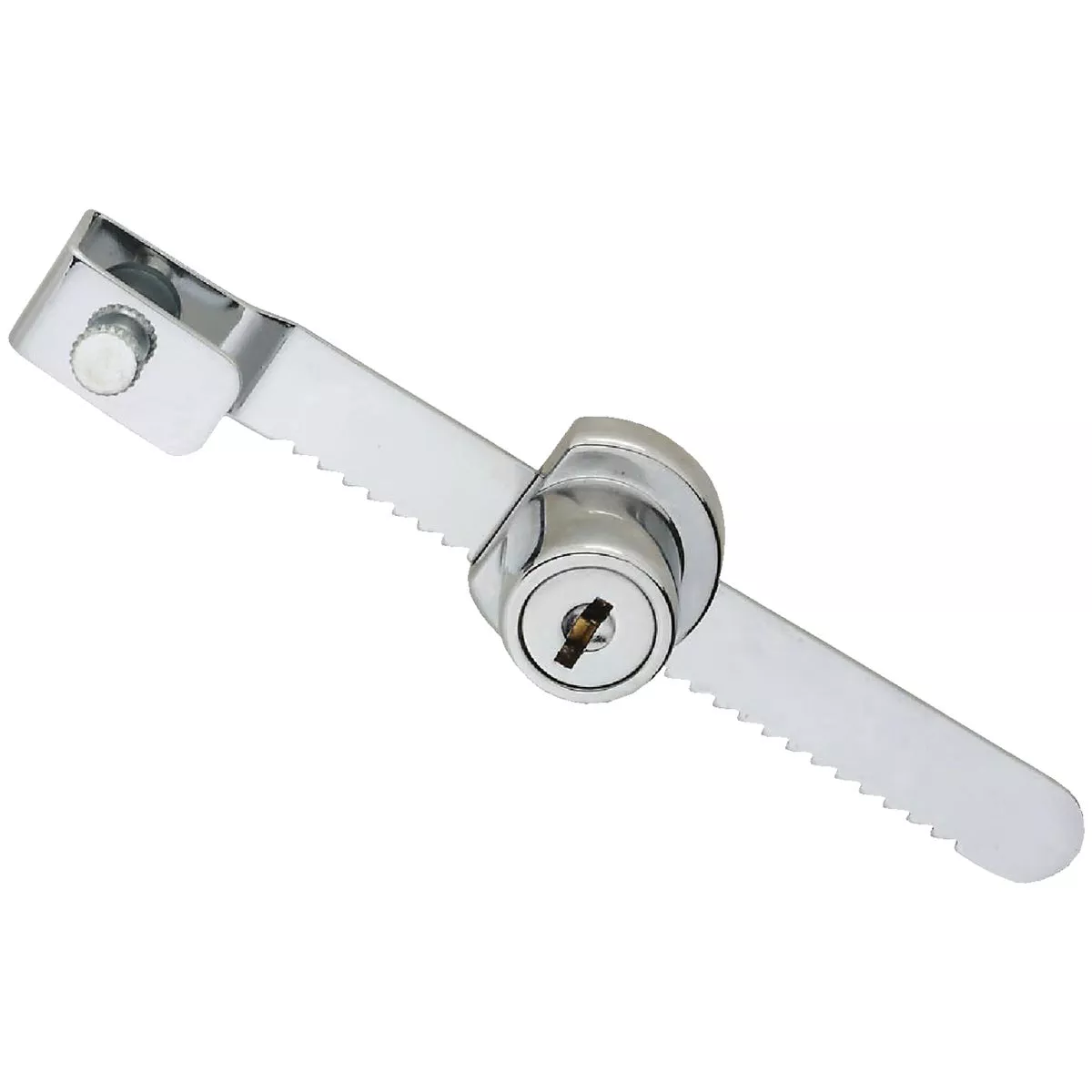 National Hardware 4-1/2 In. Chrome Keyed Showcase Lock - Keyed Alike