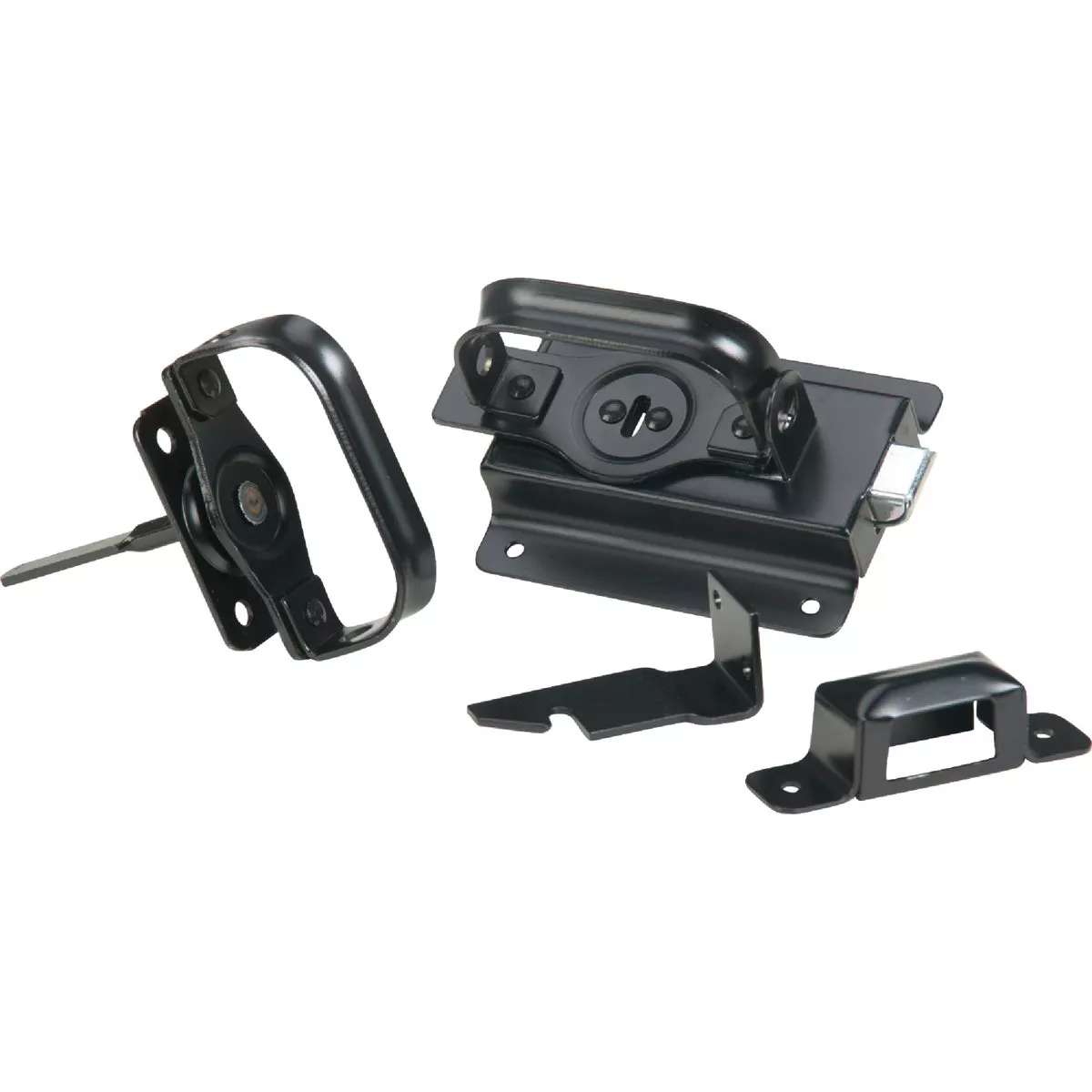 National Hardware Black Steel Swinging Door Latch | True Value Hardware