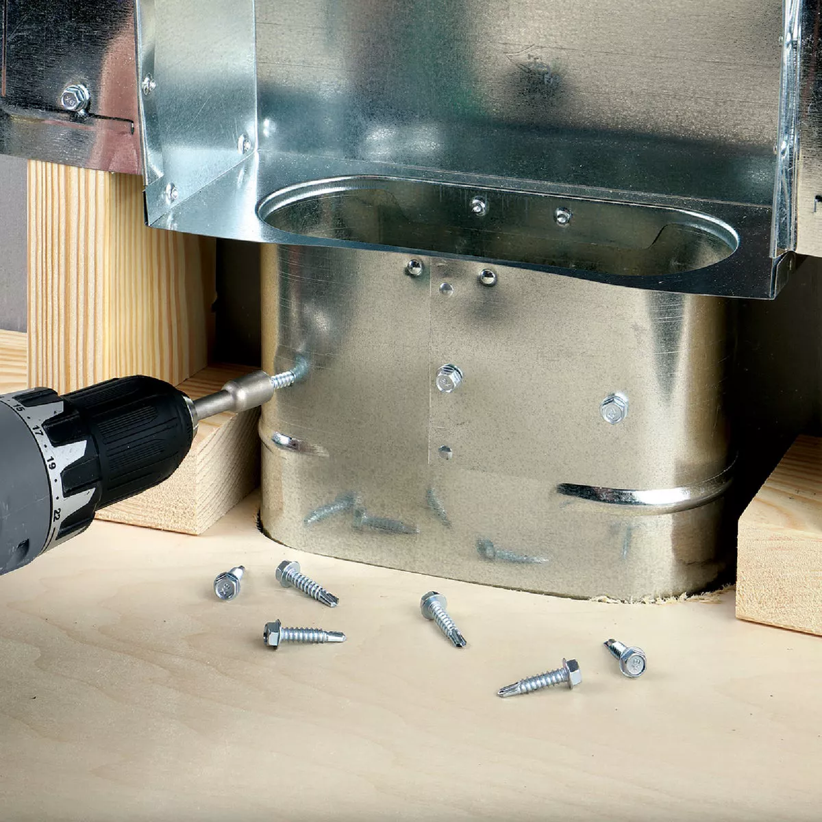 Teks #10 x 1-1/2 In. Hex Washer Head Drill Point Metal to Metal Screw (90 Ct.) - photo 5