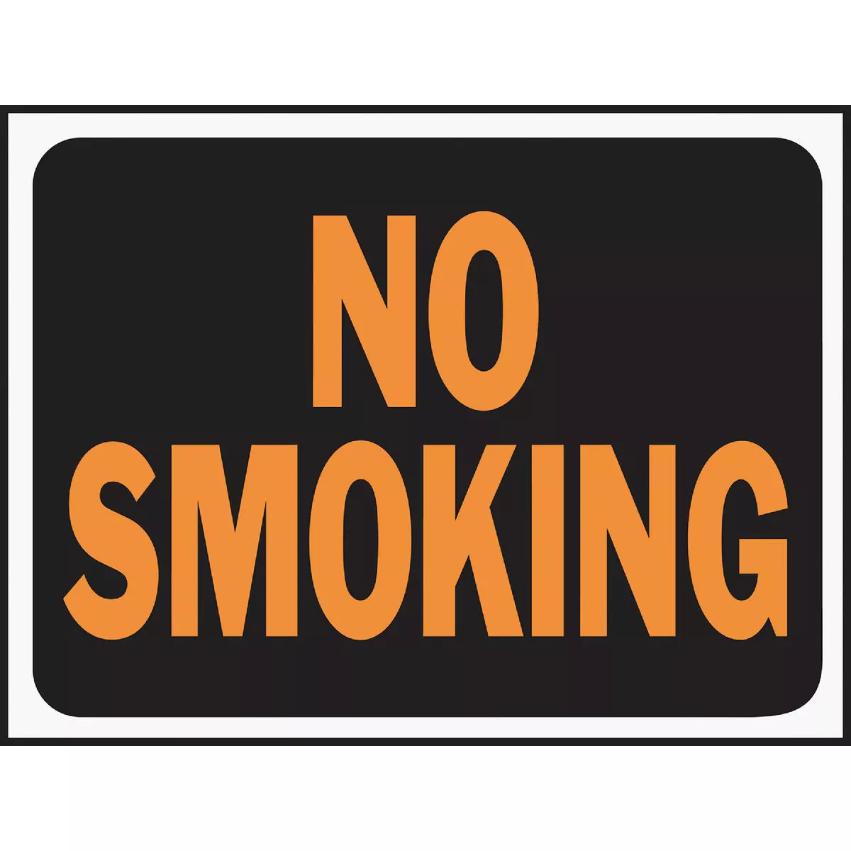 Hy-Ko 9x12 Plastic Sign, No Smoking