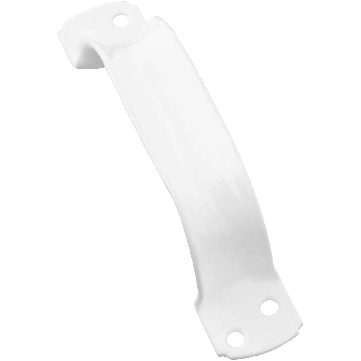 National Hardware 6-3/4 In. White Vinyl Coated Zinc Door Pull