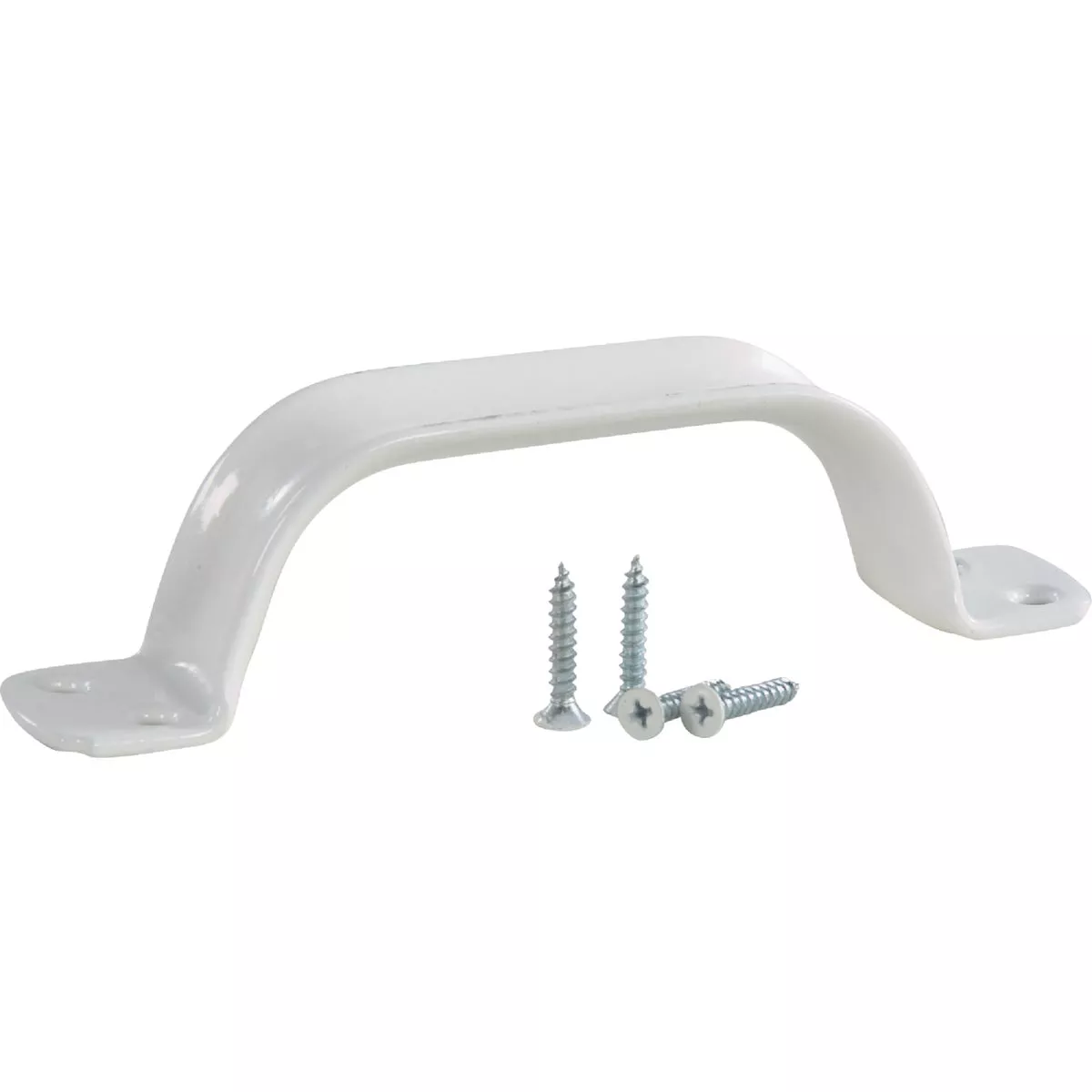 National Hardware 6-3/4 In. White Vinyl Coated Zinc Door Pull - photo 3
