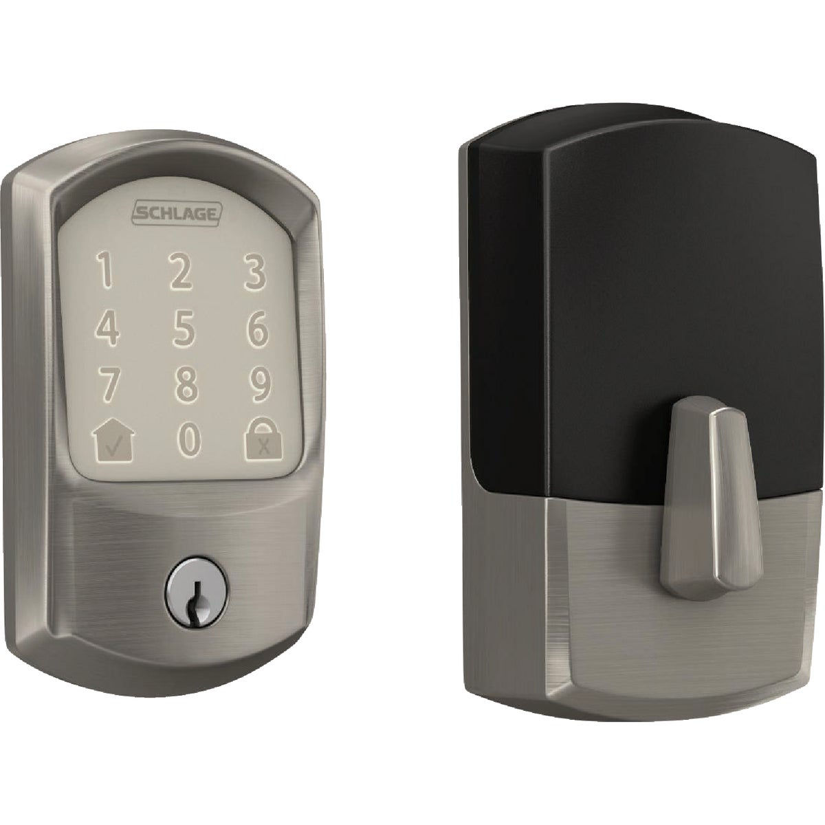 Shop Schlage Encode Plus Camelot Satin Nickel Smart Lock and