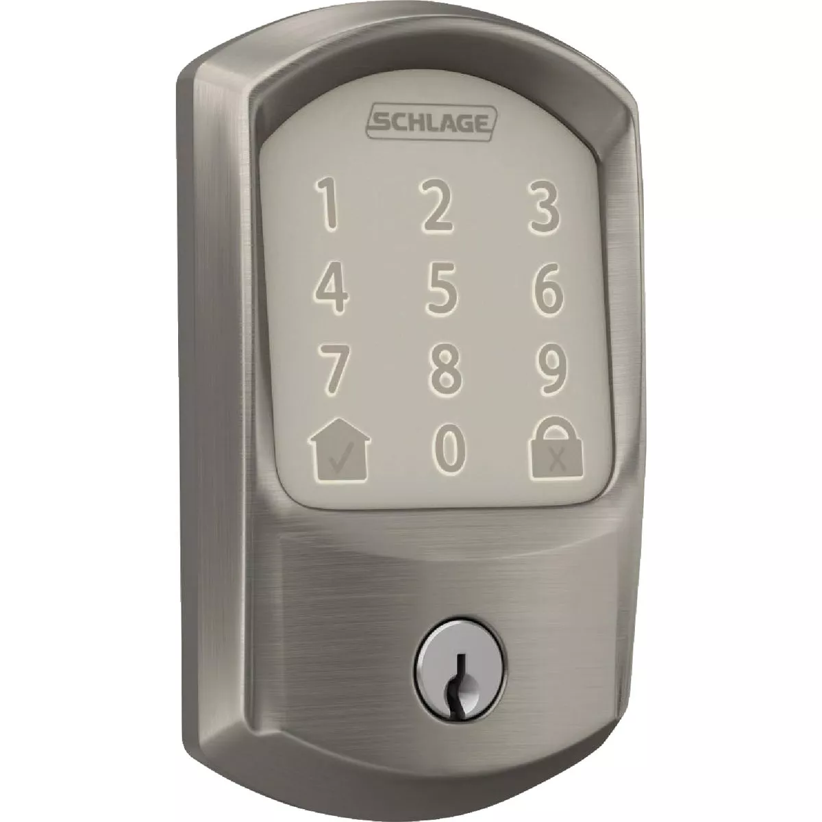 Schlage Encode Greenwich Satin Nickel Smart WiFi Deadbolt - photo 2