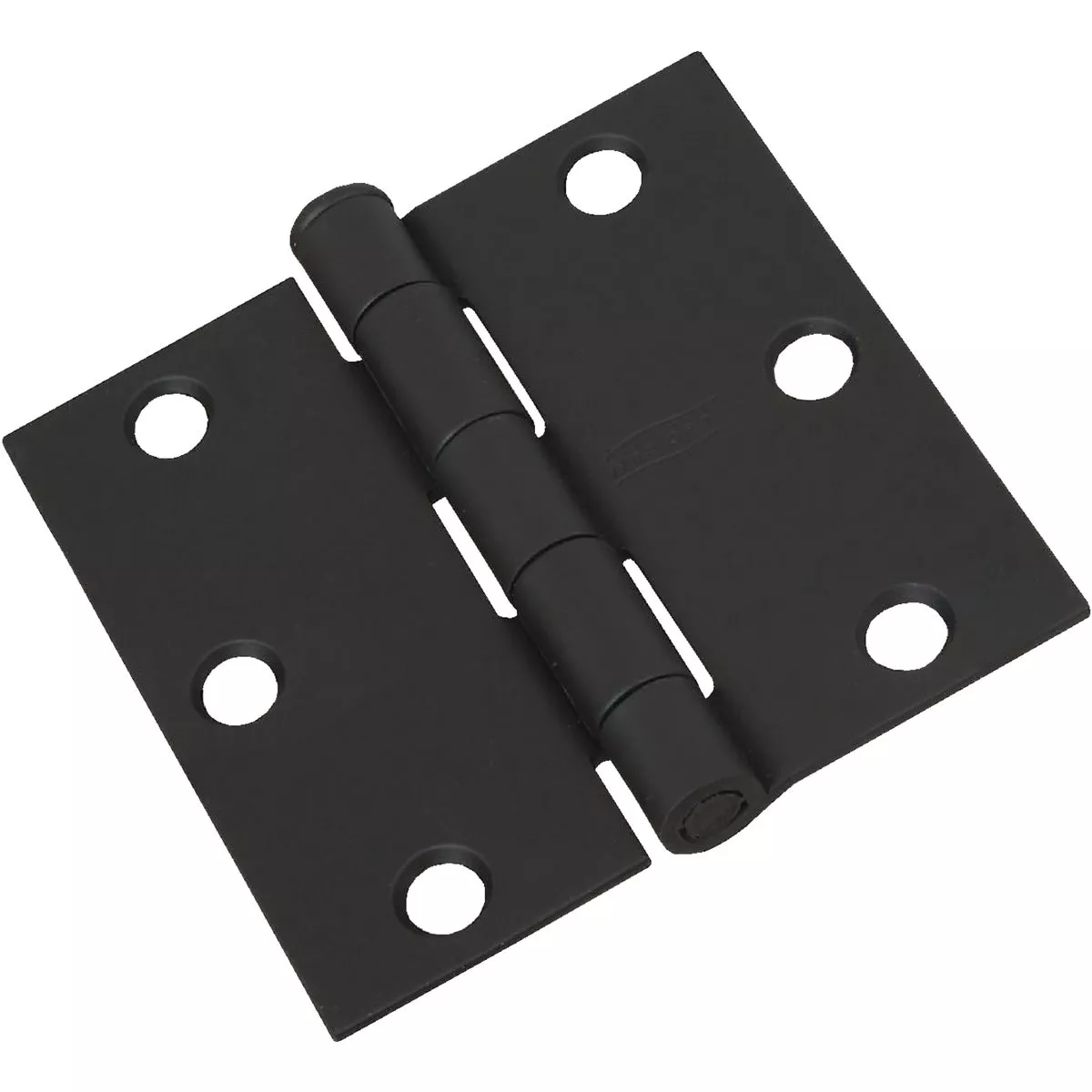 National Hardware 3 In. Square Black Door Hinge